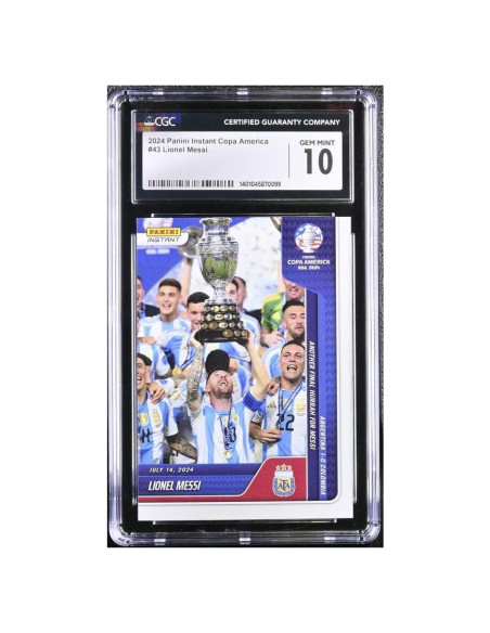 Tarjeta Coleccionable Lionel Messi Copa América 2024 CGC 10 Tarjeta Coleccionable Lionel Messi Copa América 2024 CGC 10