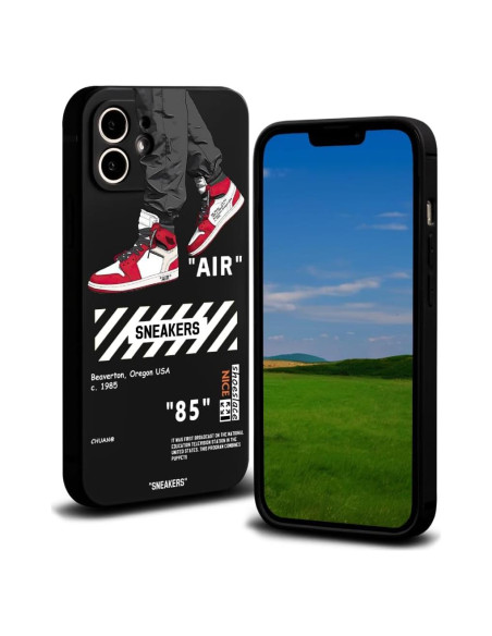 Funda TPU Negra para iPhone 12 - Estilo Urbano y Deportivo