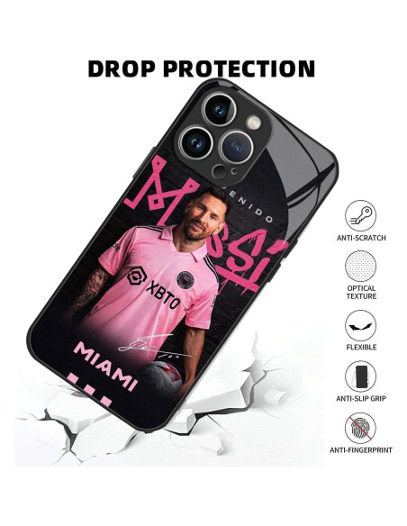 Funda Bumper ZERMU para iPhone 13 Pro Max Messi 6.7" Funda Bumper ZERMU para iPhone 13 Pro Max Messi 6.7"