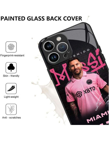 Funda Bumper ZERMU para iPhone 13 Pro Max Messi 6.7"