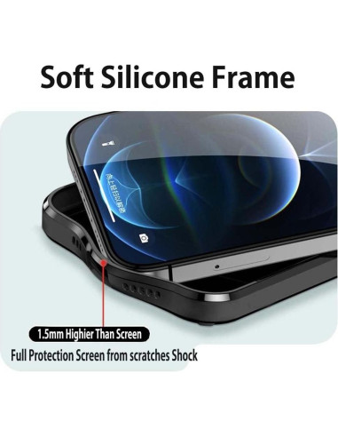 Funda Bumper ZERMU para iPhone 13 Pro Max Messi 6.7"