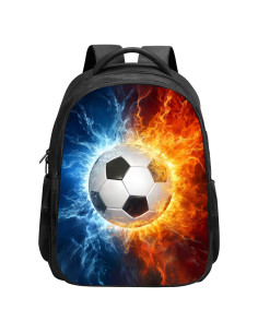 Mochila Escolar de Fútbol KAFFUL 40x30x16 cm Resistente Agua