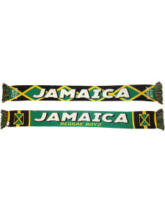Bufanda de Fútbol Jamaica Euroscarves 145x18 cm Doble Cara 2