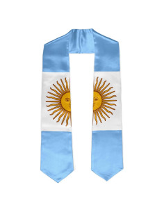 Estola de Graduación Unisex 182.88 cm Bandera Argentina