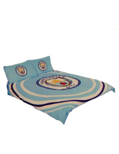 Conjunto de Sábanas Manchester City FC 3 Piezas Doble Reversible