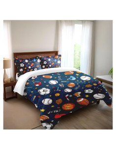 Conjunto de Edredón Deportivo SHOMPE Individual 173x224 cm