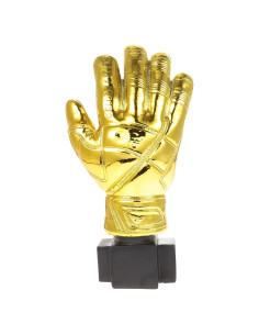 Trofeo Didiseaon de Portero en Forma de Guante Dorado 26.5 cm