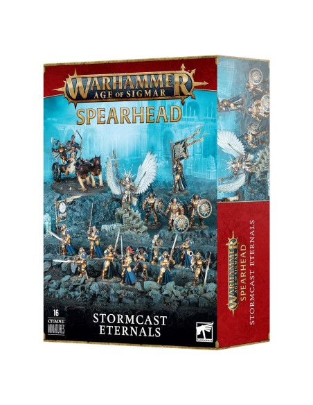 Warhammer Edad de Sigmar - Vanguardia Eternos de Stormcast - 16 Miniaturas Warhammer Edad de Sigmar - Vanguardia Eternos de Stormcast - 16 Miniaturas