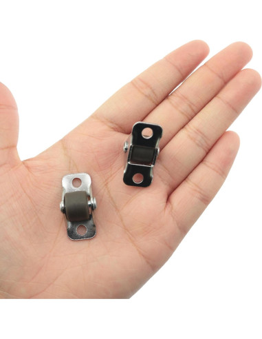 16 Ruedas Direccionales de Goma 1,27 cm para Proyectos