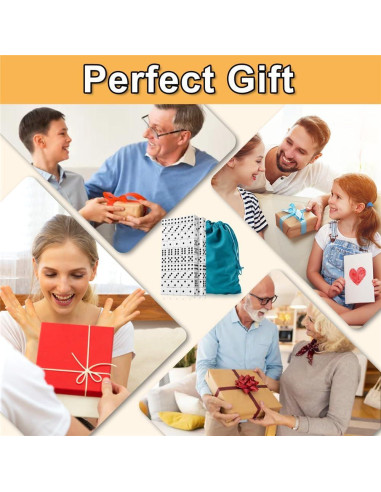 Juego de 100 Dados Blancos 16mm SLSESIN con Bolsa de Almacenamiento