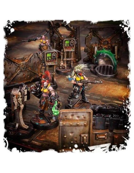 Miniatura Banda Escher Necromunda GAMES WORKSHOP 10 Piezas Miniatura Banda Escher Necromunda GAMES WORKSHOP 10 Piezas