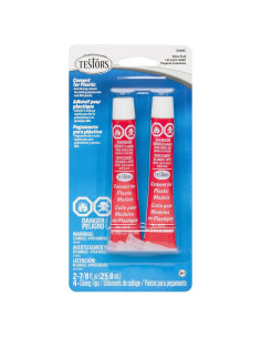 Cemento Plástico Testors 3509C - Paquete de 2 Tubos 51.9ml