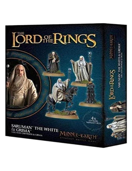 Miniaturas Warhammer Tierra Media Saruman y Grima Games Workshop