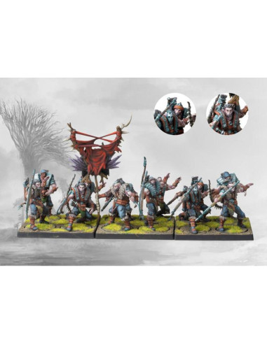 Cazadores Nórdicos de Conquista Para Bellum Games - 12 Miniaturas