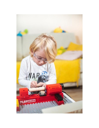 Taller de Madera Seguro PLAYmake 4 en 1 para Niños