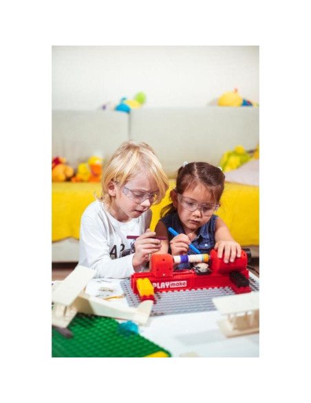 Taller de Madera Seguro PLAYmake 4 en 1 para Niños