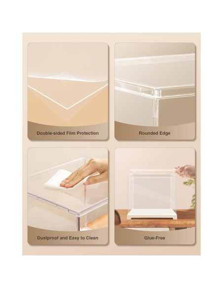 Caja de Exhibición Acrílica Rowood 28.7x23.6x24.4 cm