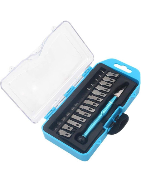 Juego de cuchillos de manualidades Miular con 13 hojas de repuesto