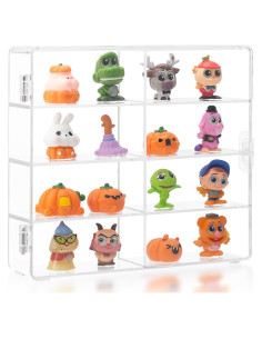 Caja de Exhibición Acrílica JOYMOMO 8 Compartimentos 19x17 cm