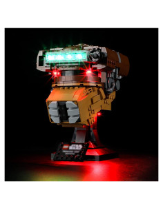 Kit de Luz LED YEABRICKS para Lego 75351 Casco Leia Boushh