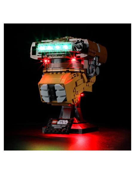 Kit de Luz LED YEABRICKS para Lego 75351 Casco Leia Boushh