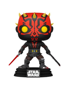 Figura de Vinilo Pop Darth Maul con Darksaber Star Wars
