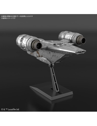 Modelo Razor Crest Bandai 15.2x2.5x11.4cm Star Wars