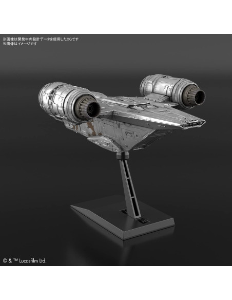 Modelo Razor Crest Bandai 15.2x2.5x11.4cm Star Wars