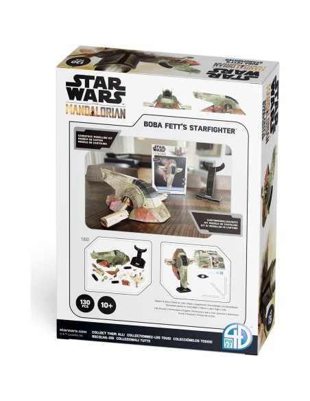 Puzzle 4D Star Wars Boba Fett 130 Piezas 14+ 1:40 Puzzle 4D Star Wars Boba Fett 130 Piezas 14+ 1:40