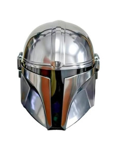 Casco Mandaloriano AnNafi de Acero Suave para Cosplay