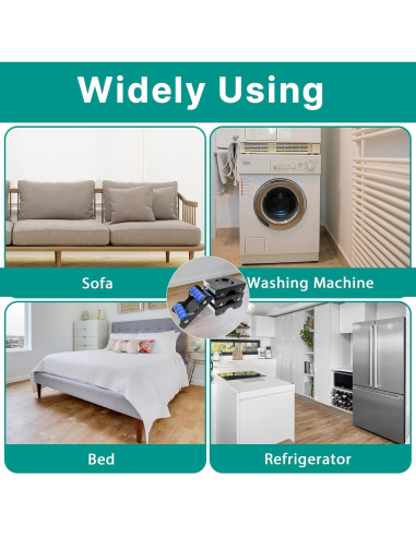 Deslizadores de Muebles WVIOUOPU con 8 Ruedas 340 kg