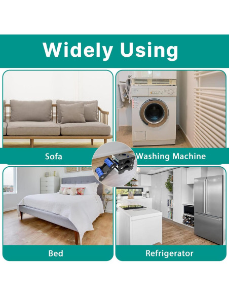 Deslizadores de Muebles WVIOUOPU con 8 Ruedas 340 kg