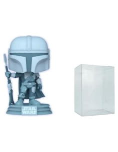 Funko Pop Holograma El Mandaloriano Brilla en la Oscuridad