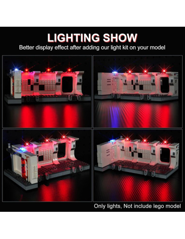 Kit de Iluminación LED DALDED para Lego Star Wars 75387