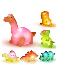 Juguetes de baño iluminados KIDPAPA - Dinosaurios flotantes