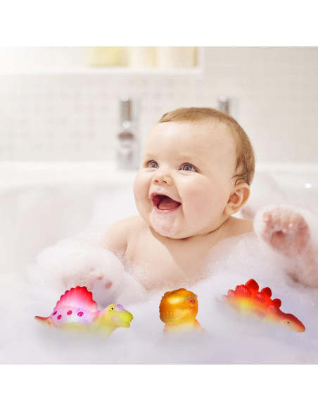 Juguetes de baño iluminados KIDPAPA - Dinosaurios flotantes