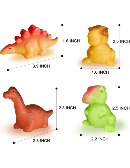 Juguetes de baño iluminados KIDPAPA - Dinosaurios flotantes
