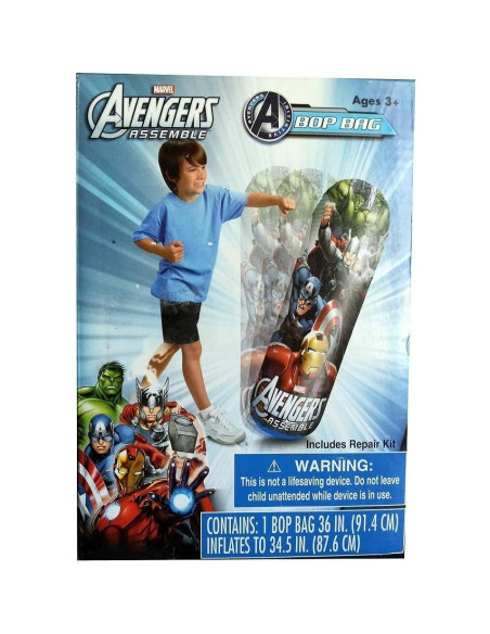 Bop Bag Avengers 91 cm Vinilo para Boxeo Unisex Adulto