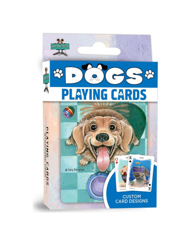 Baraja de Cartas de Perros MasterPieces - 54 Cartas de Juego