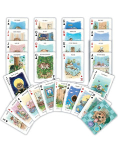 Baraja de Cartas de Perros MasterPieces - 54 Cartas de Juego 2