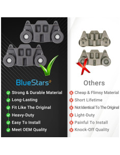 Rueda de estante lavavajillas BlueStars W10195416 - Paquete 4 2