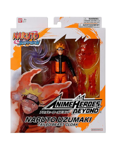 Figura de Acción Naruto Uzumaki Bandai 17cm con Accesorios