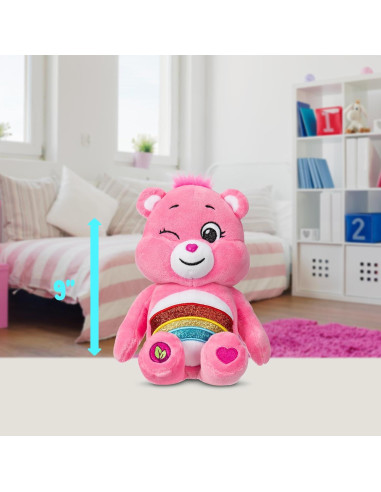 Peluche Care Bears Cheer Bear Brillante 23 cm Sostenible