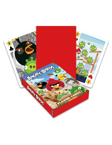 Baraja de Cartas Angry Birds Aquarius - 52 Cartas Temáticas