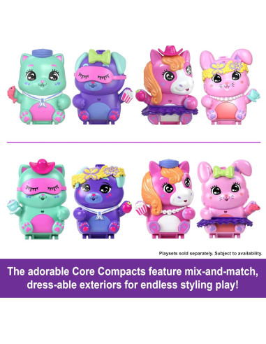 Muñecas Polly Pocket Compacto Fiesta de Té Conejito con Accesorios