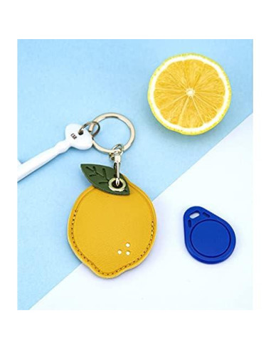 Paquete 2 Fundas Protectores Tomcrazy Fresa y Limón para Airtag