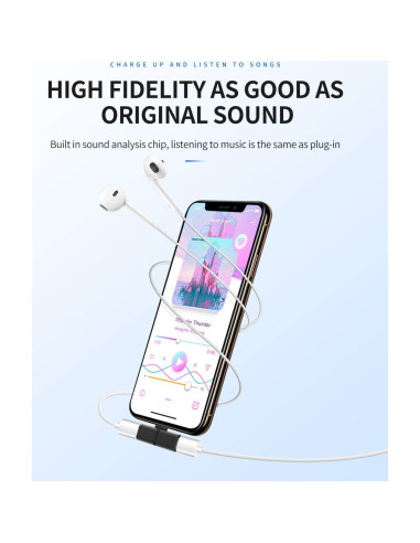 Adaptador Lightning a Audio Zoyuzan 4 en 1 para iPhone