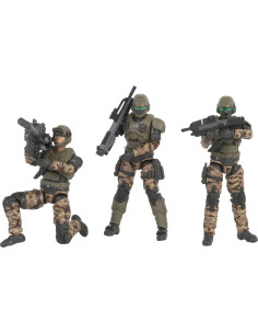 Paquete de 3 Figuras Marines UNSC Halo - Jazwares 2