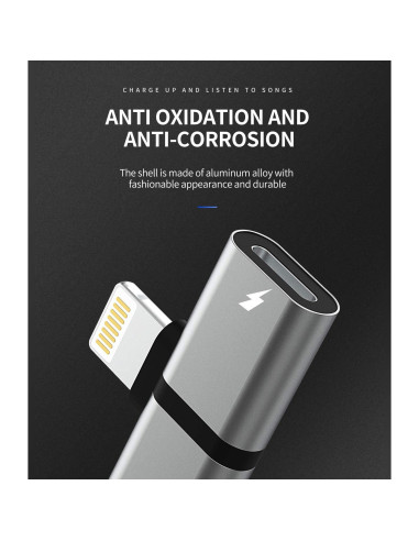 Adaptador Lightning a Audio Zoyuzan 4 en 1 para iPhone