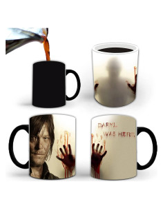 Taza de Cerámica Cambiante Daryl Dixon The Walking Dead 311ml